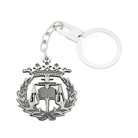 Llavero Insignia de Ciencias del Trabajo en Plata de Ley 925