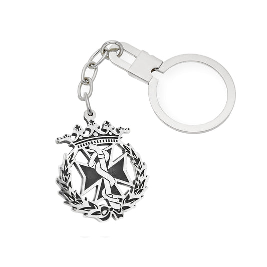 Llavero Insignia de Odontología en Plata de Ley 925