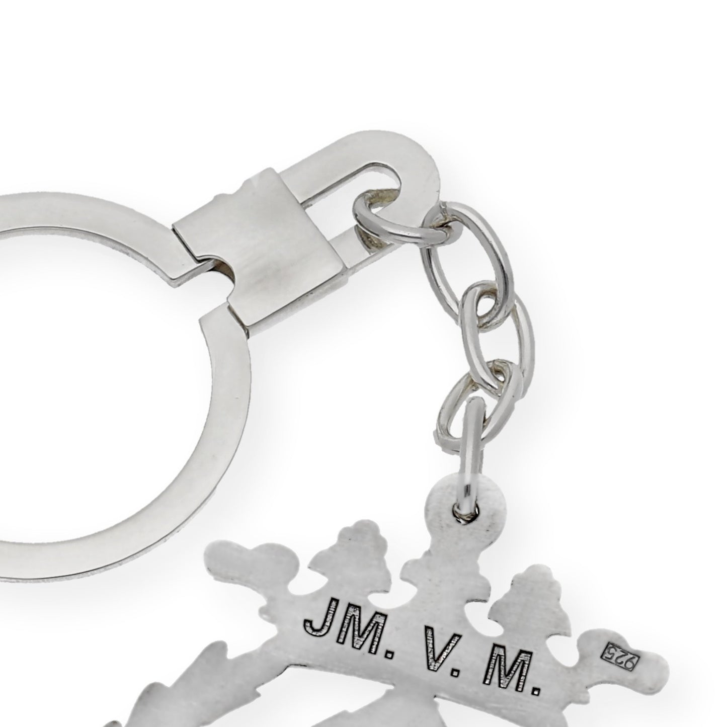 Llavero Insignia de Ciencias Químicas en Plata de Ley 925