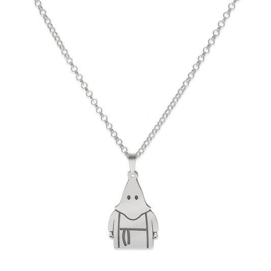 Collar con Colgante de Nazareno en Plata de Ley 925