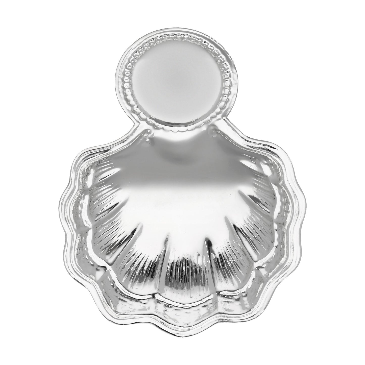 Concha de Bautismo en Alpaca Plateada Virgen del Puerto Plasencia