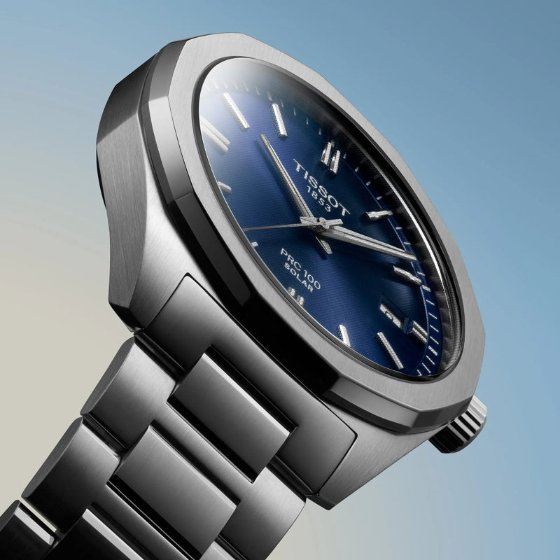 Reloj Tissot PRC 100 Solar Quartz 39mm T151.422.11.041.00