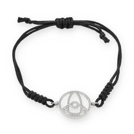 Pulsera Macramé de Cohete con Plata de Ley 925