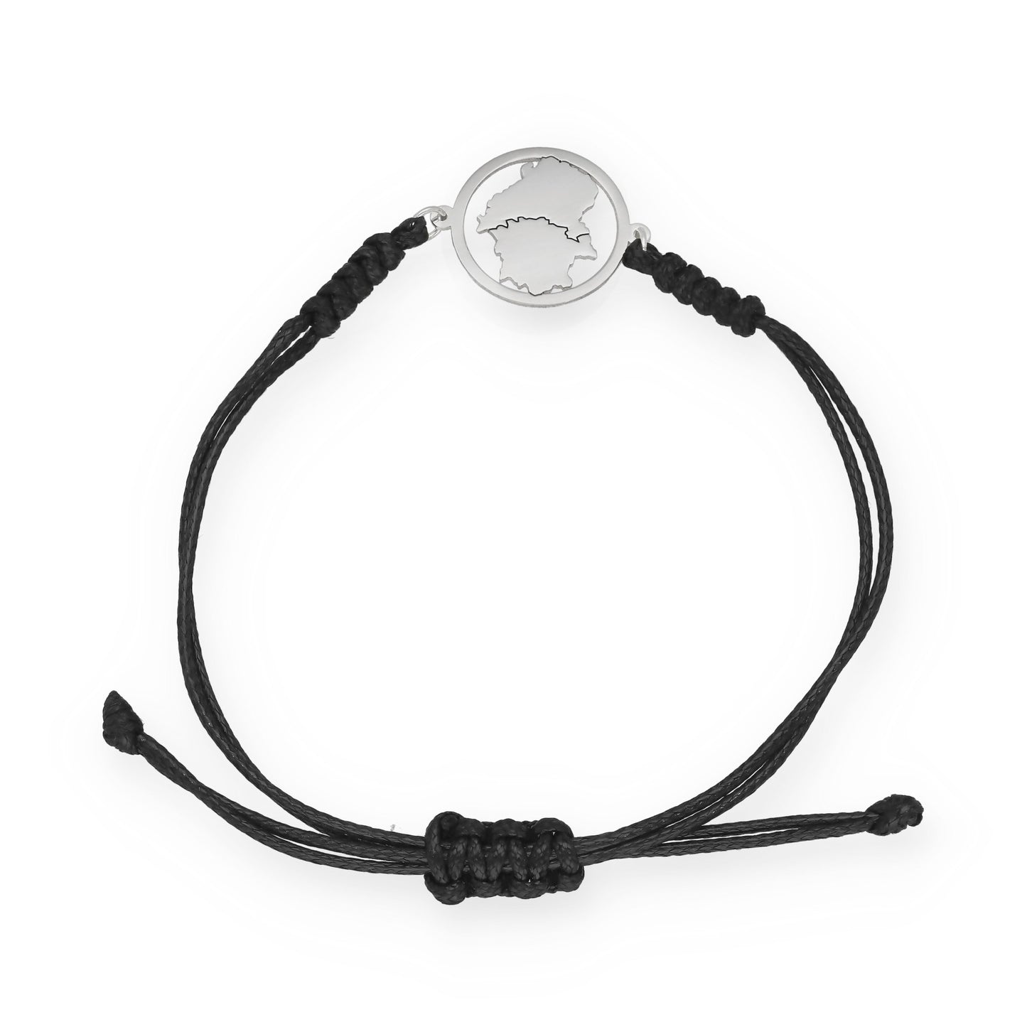 Pulsera Macramé de Extremadura con Plata de Ley 925