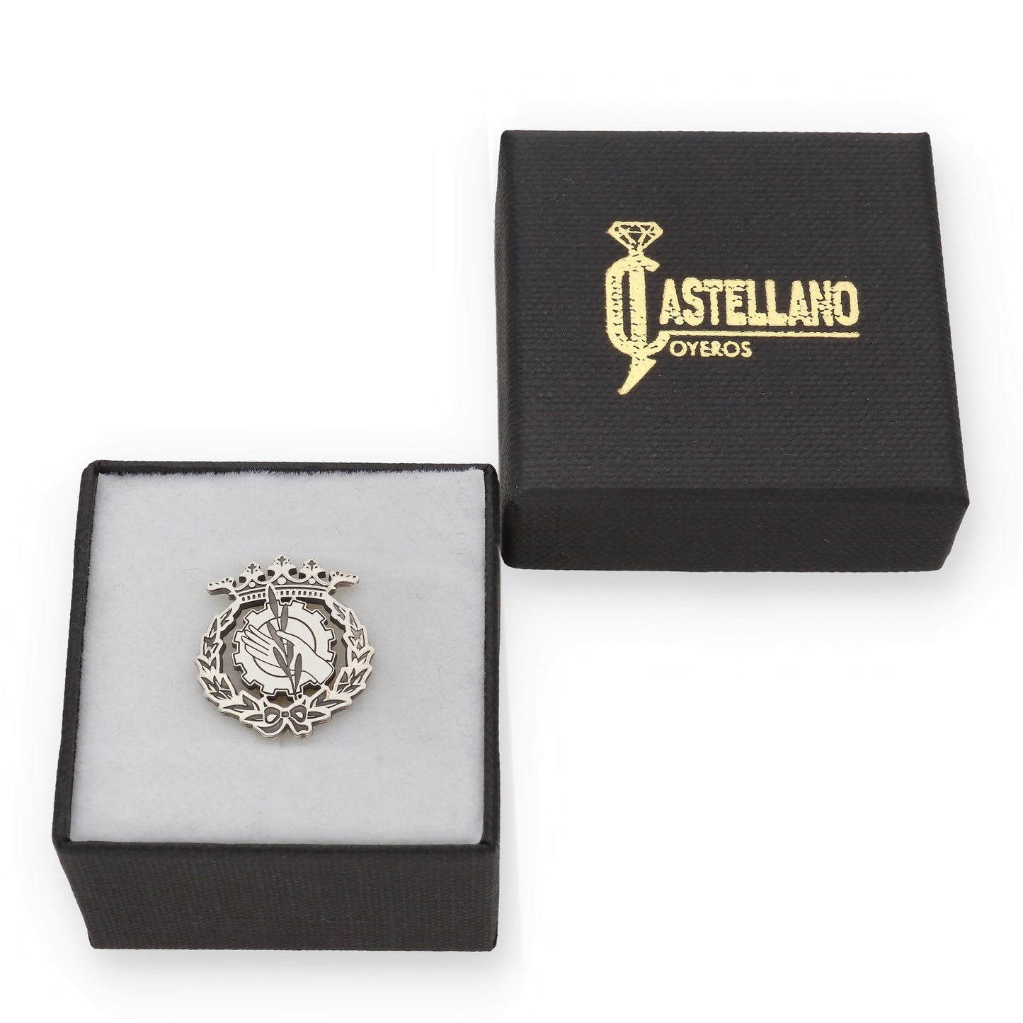 Pin Insignia Profesional de Trabajo Social en Plata de Ley 925