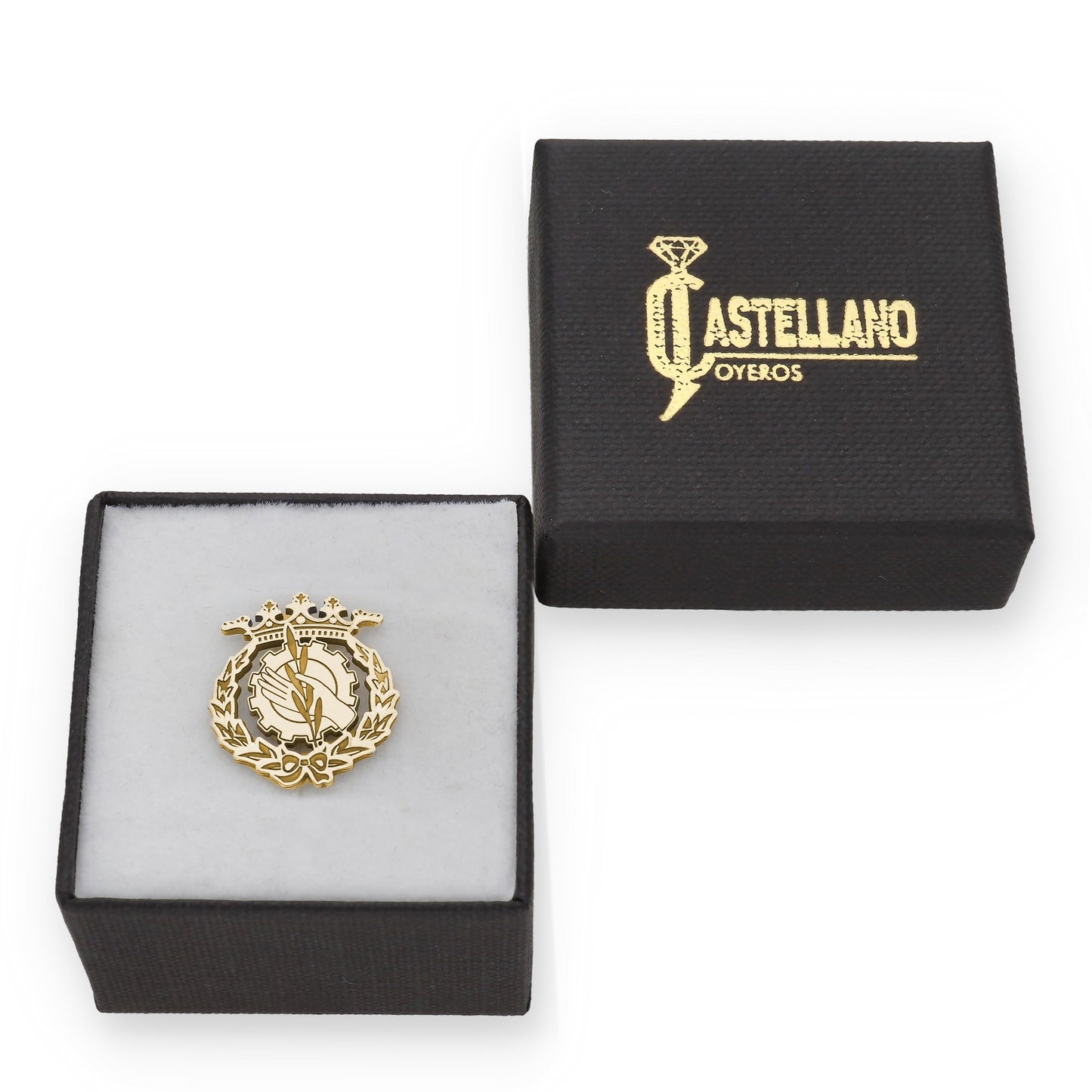 Pin Insignia Profesional de Trabajo Social en Oro 18k