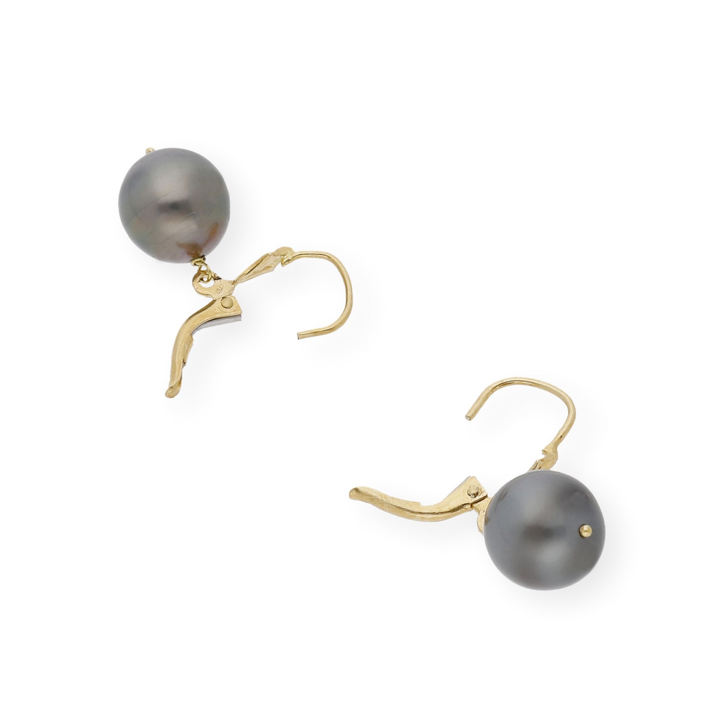 Pendientes Balista en Oro de Ley 18K con Perlas Tahití