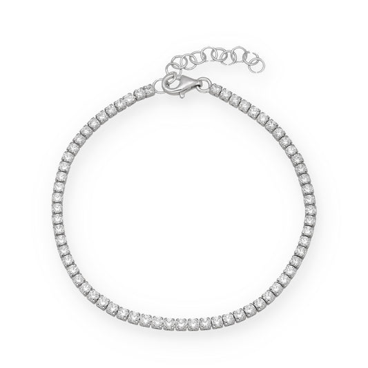 Pulsera Riviere en Plata de Ley 925 con Circonitas