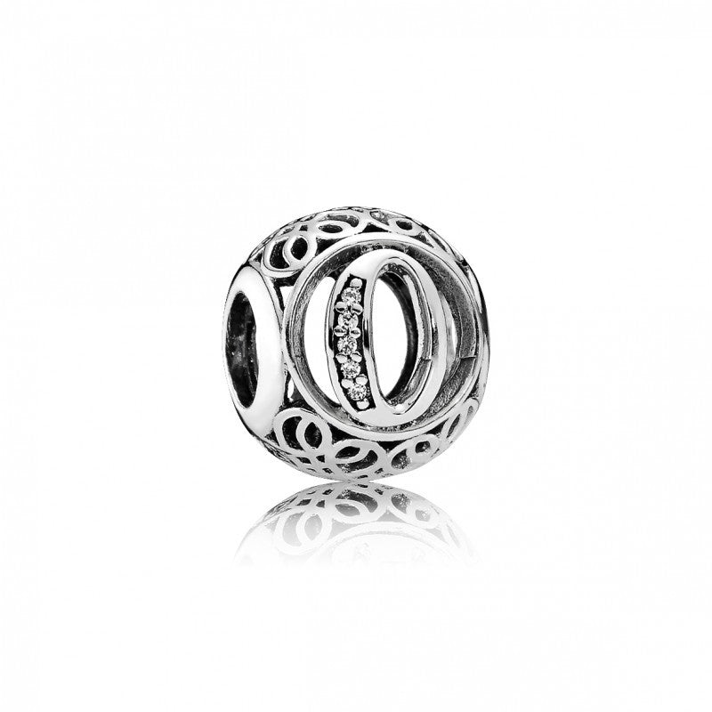 Charm Pandora Letra O con Circonitas 791859CZ