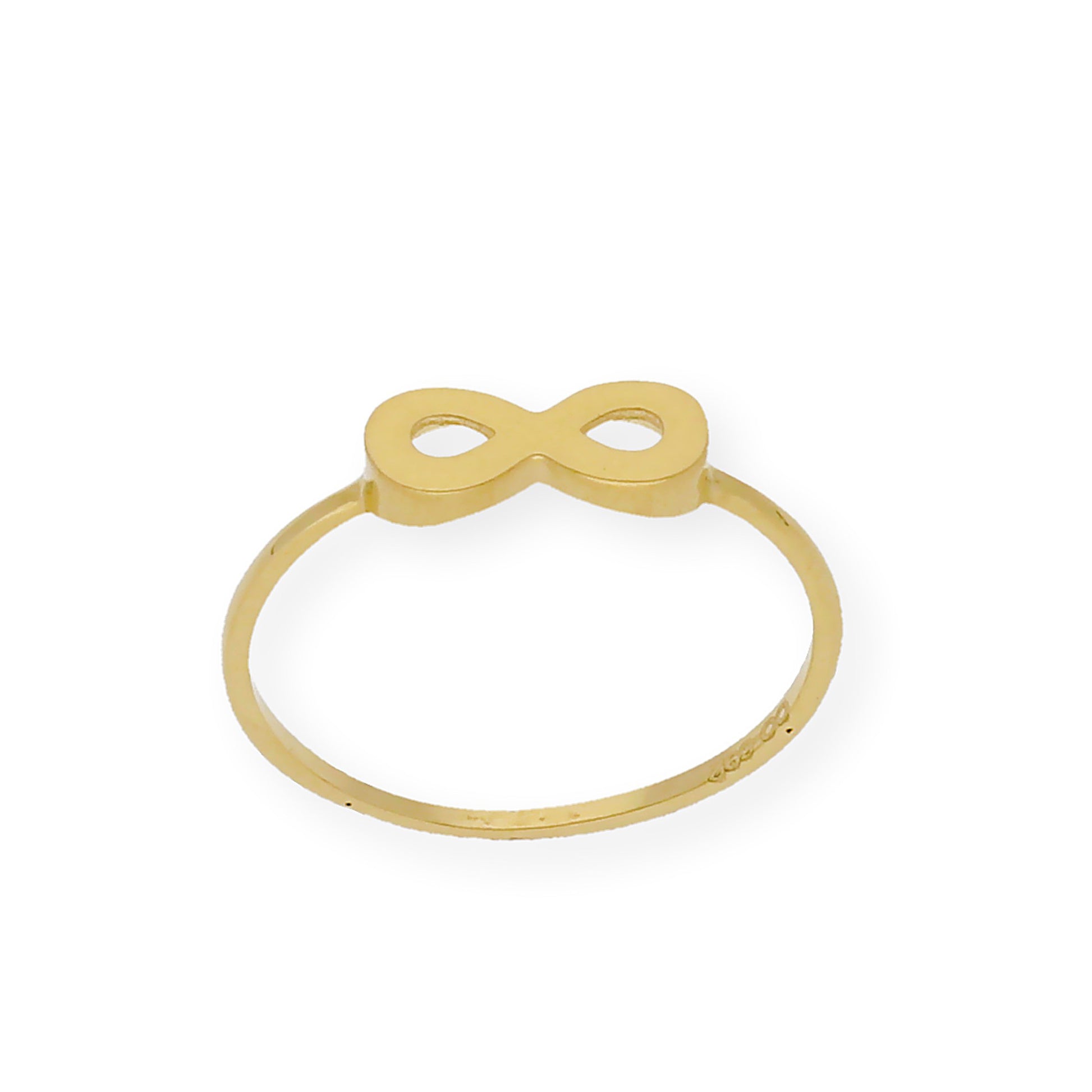 Anillo Infinito en Oro 18k Diseño Liso