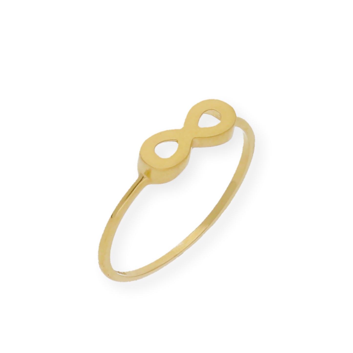 Anillo Infinito en Oro 18k Diseño Liso