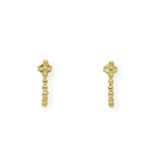 Pendientes aro oval Oro 18K