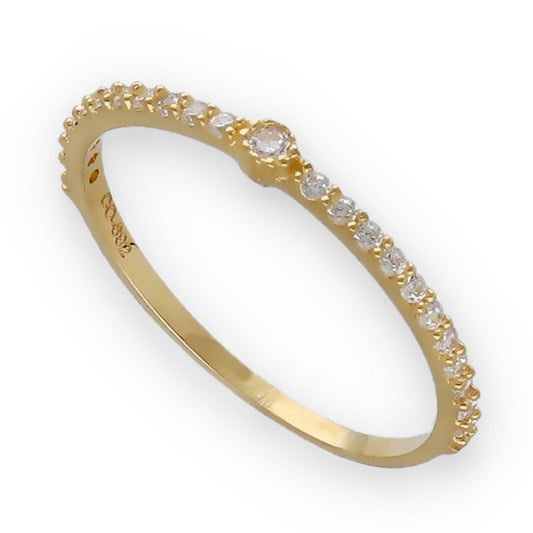 Media Alianza de Oro y Circonitas Modelo Ranhira