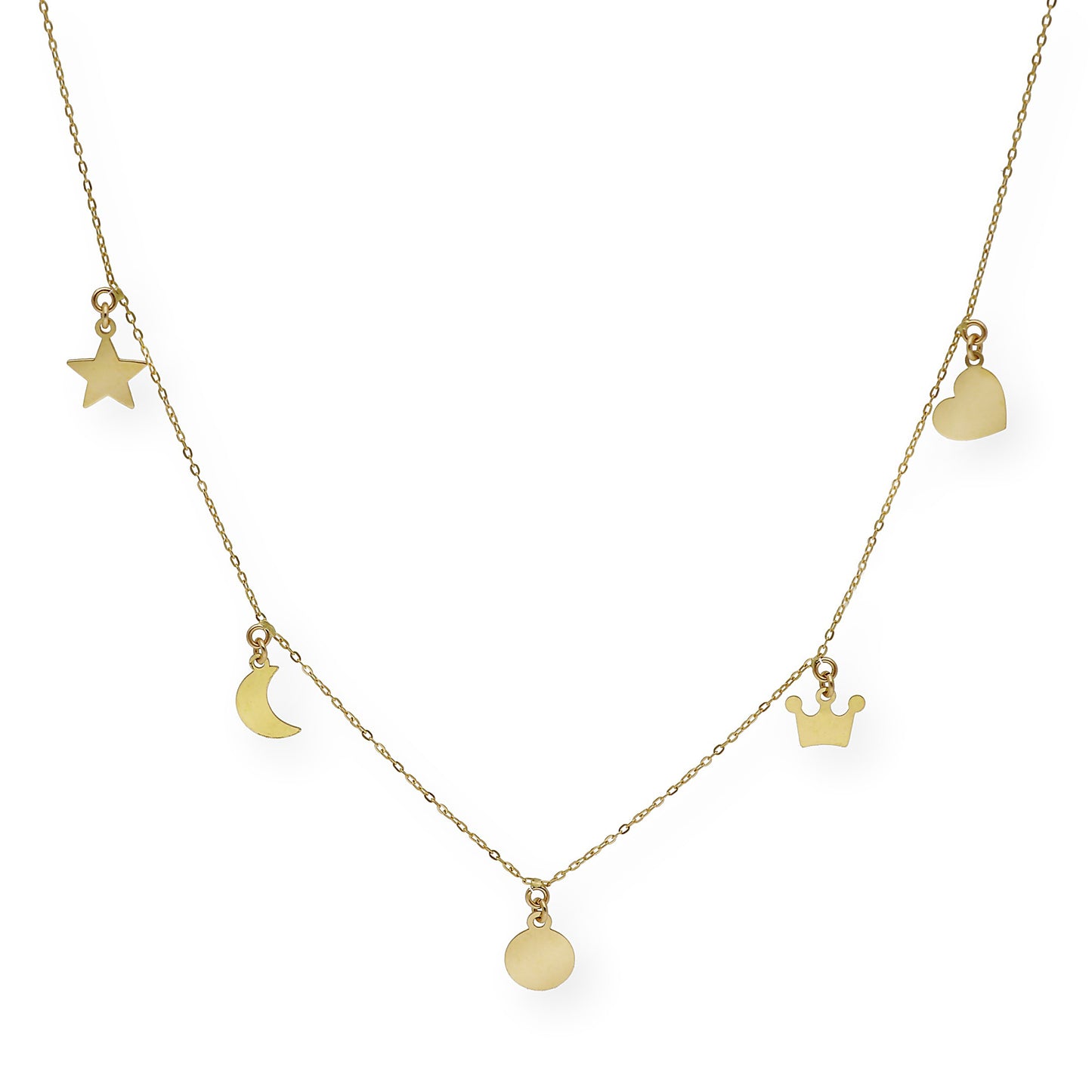 Collar Minimalista Pop en Oro de Ley 18k