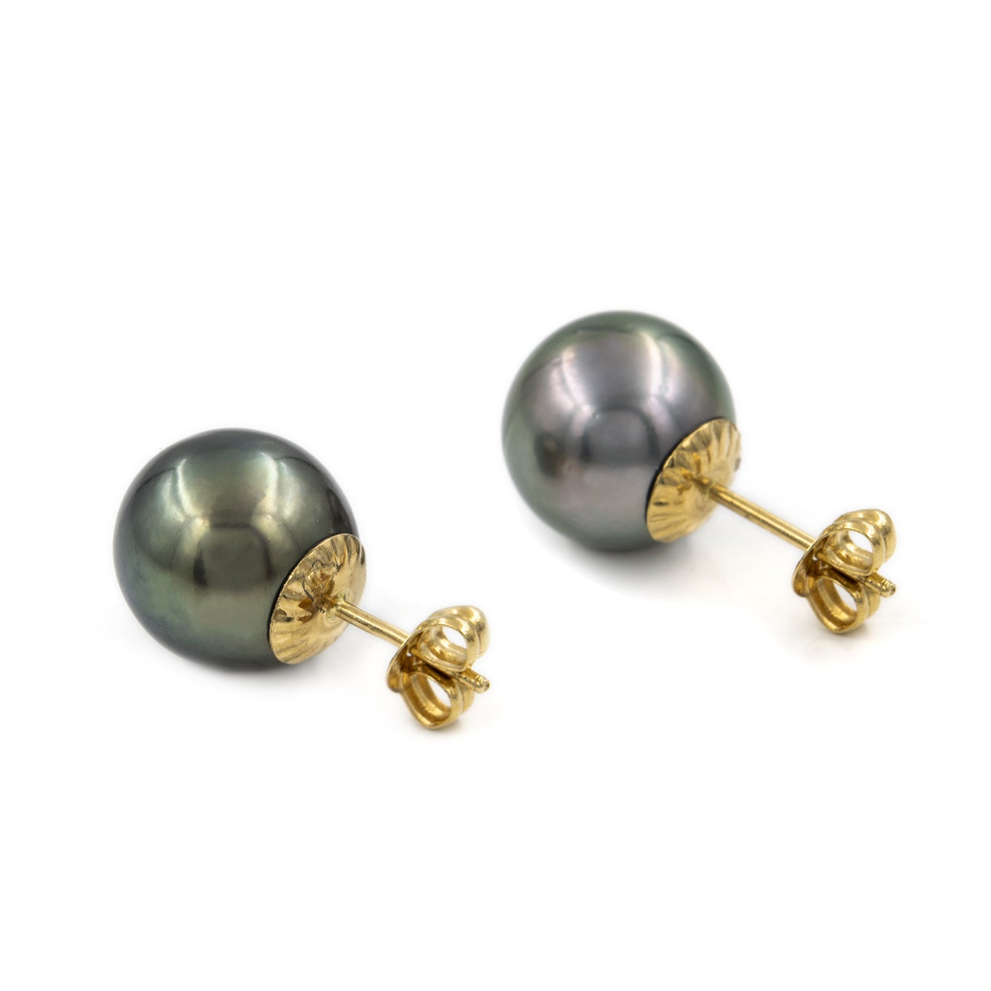 Pendientes de Perlas de Tahití y Oro de Ley 18k