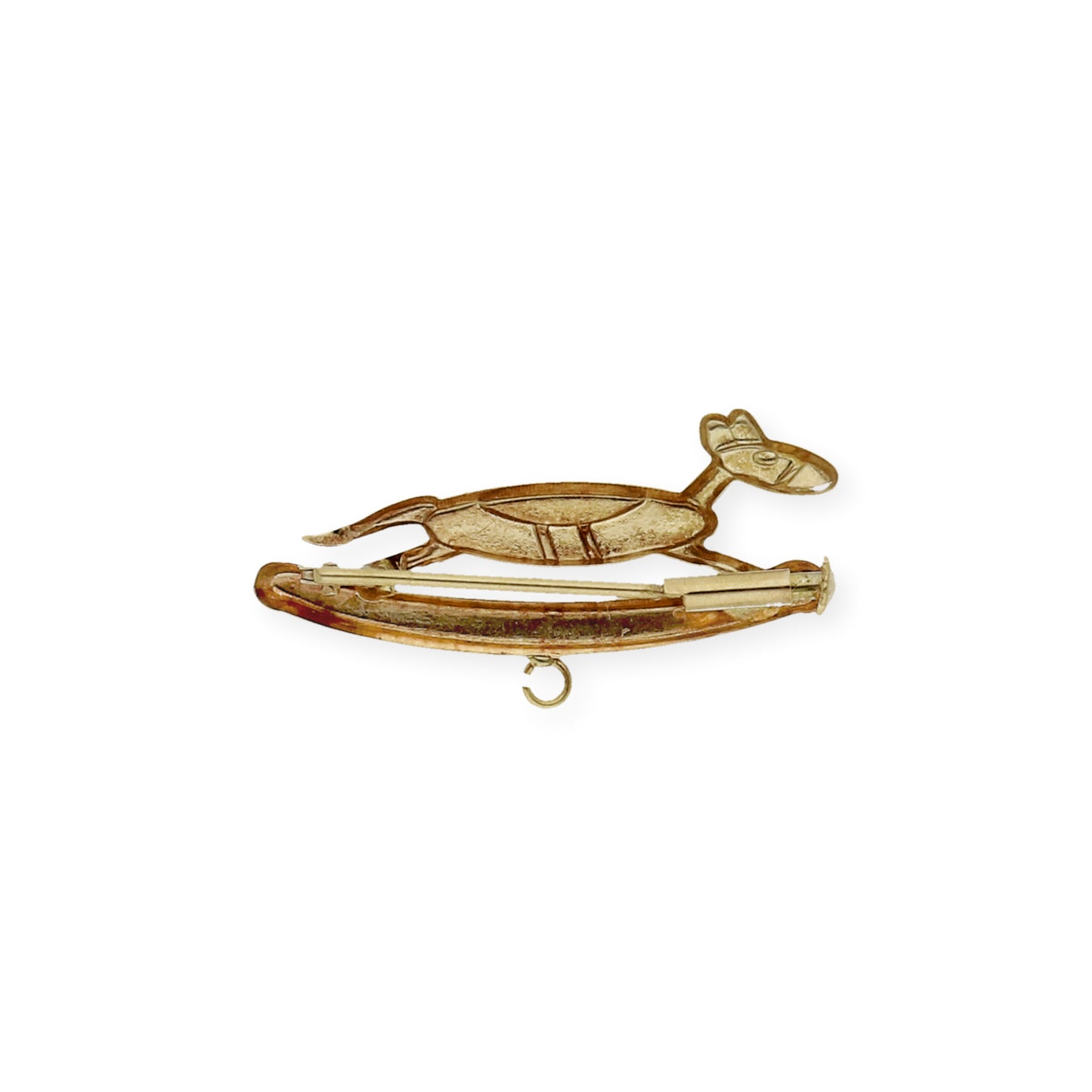 Alfiler Bebé caballo Oro Amarillo 18K