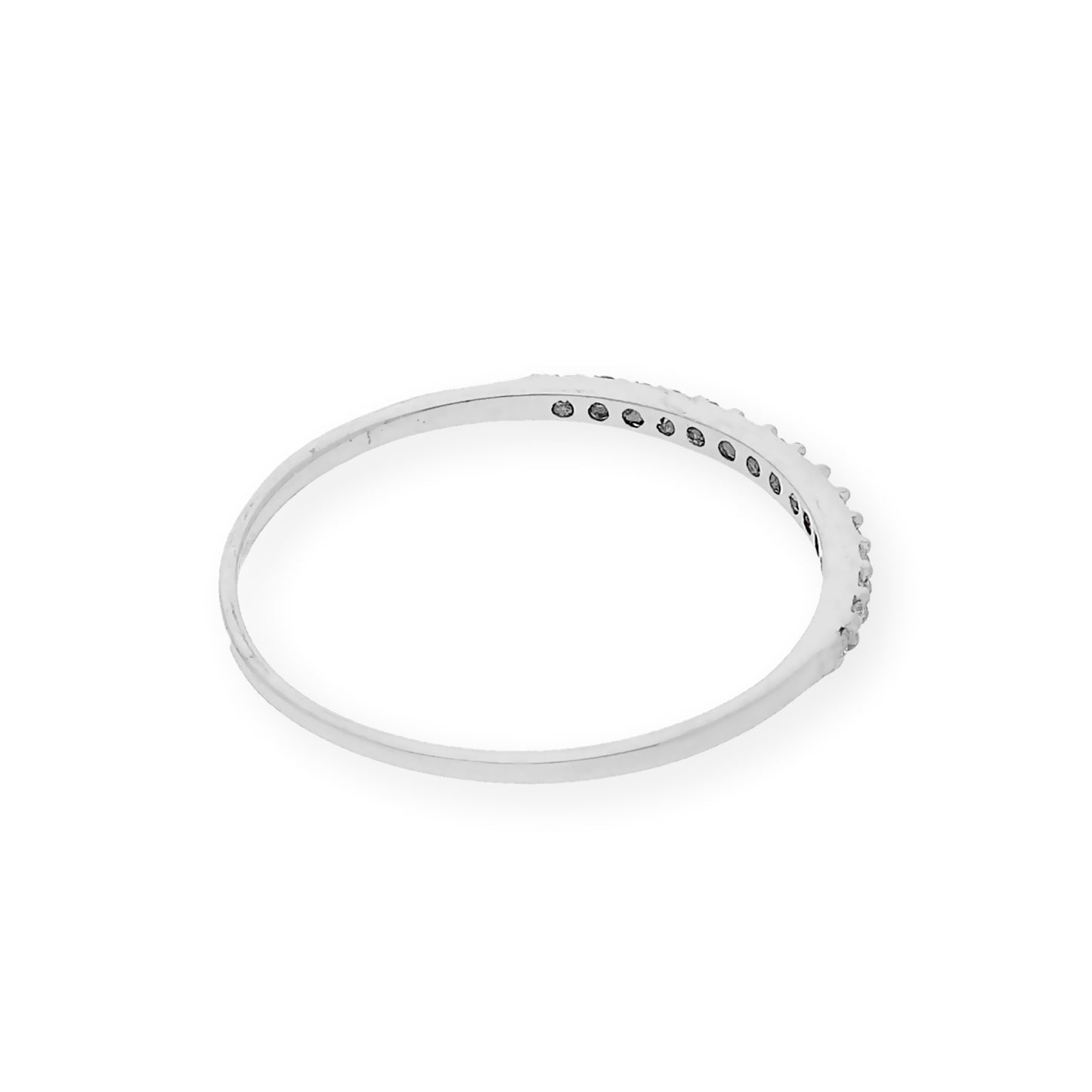 Anillo de Diamantes en Oro Blanco 18k