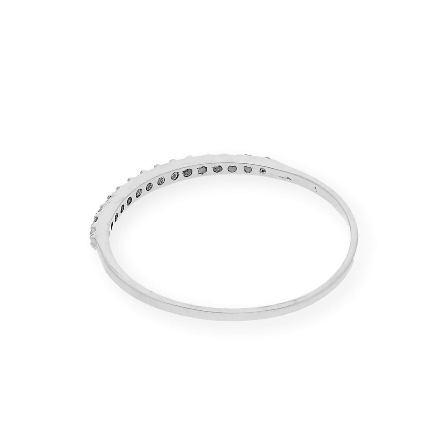 Anillo de Diamantes en Oro Blanco 18k
