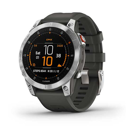 Reloj Garmin epix (Gen 2) Acero color plata gris 010-02582-01