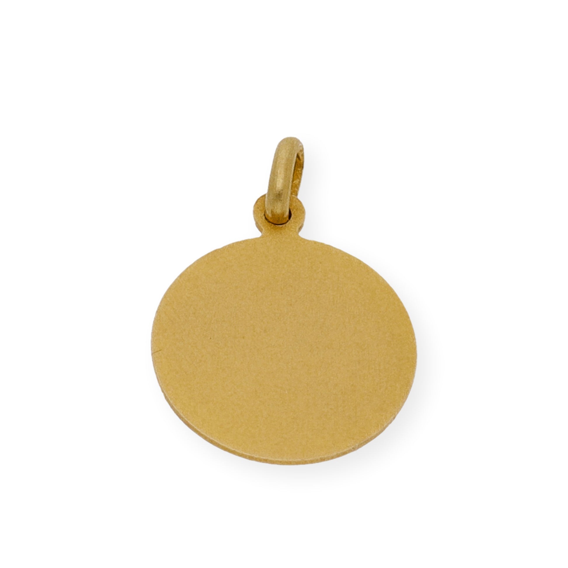 Medalla de Bebé con Diseño Niño Pesebre en Oro de Ley 18k