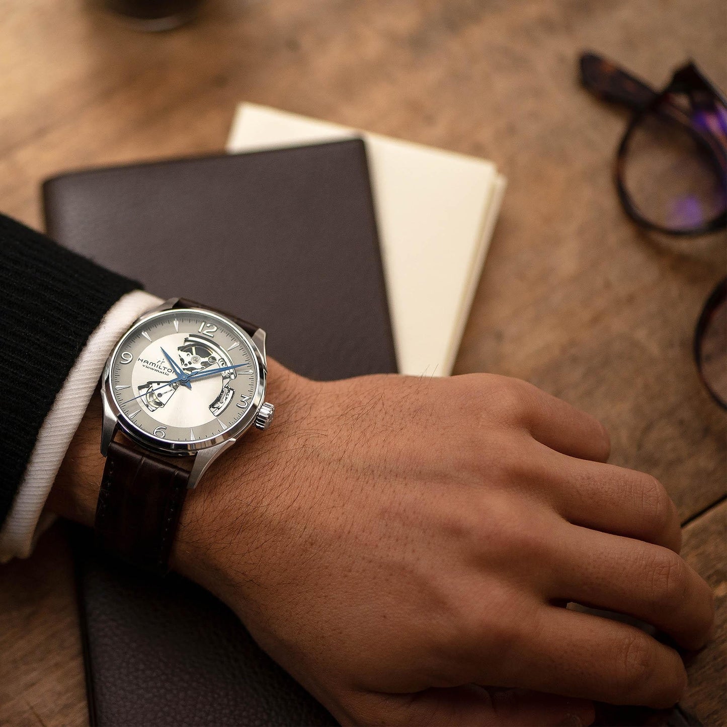 Reloj Hamilton Jazzmaster Open Heart Auto H32705521