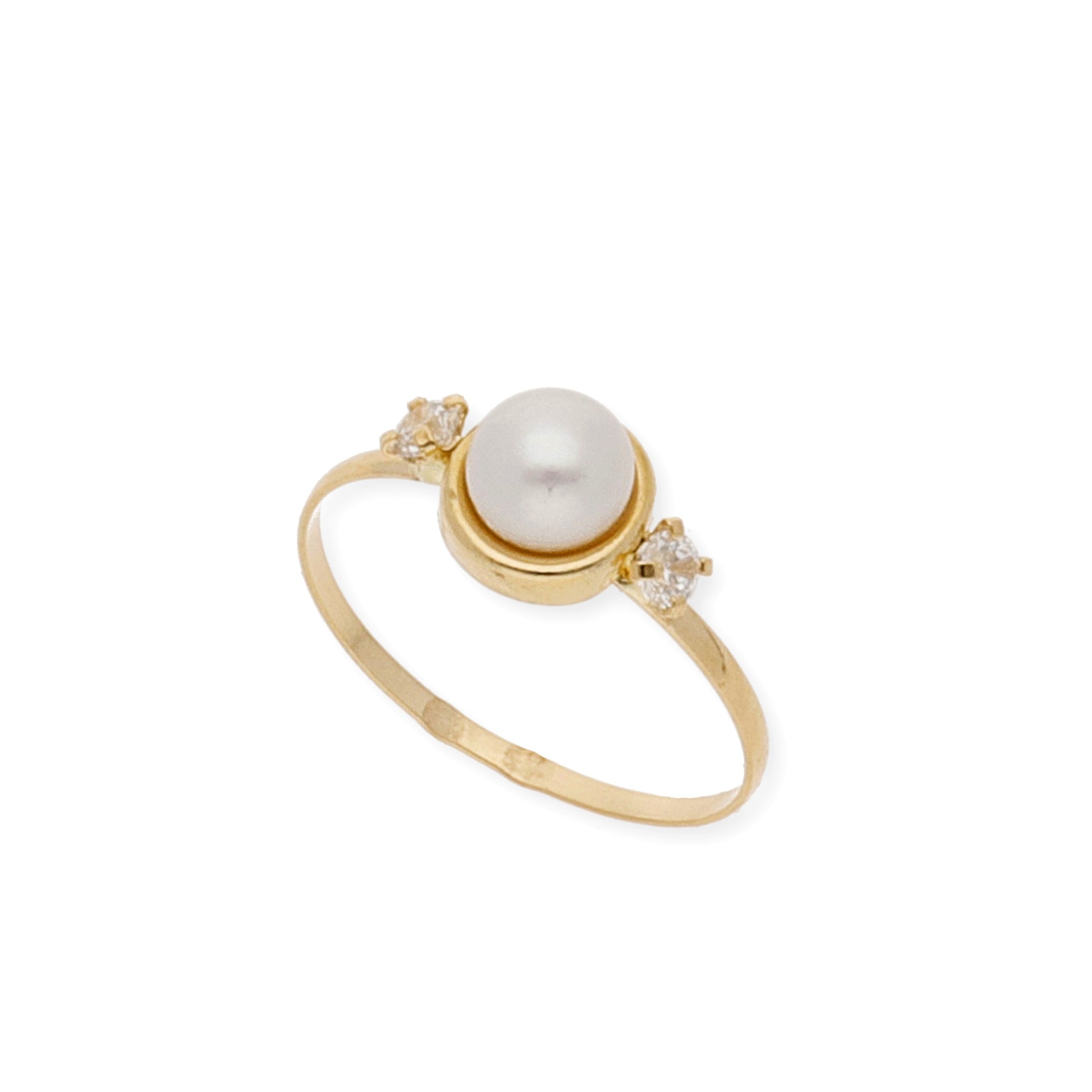 Conjunto de pendientes y sortija Oro 18k