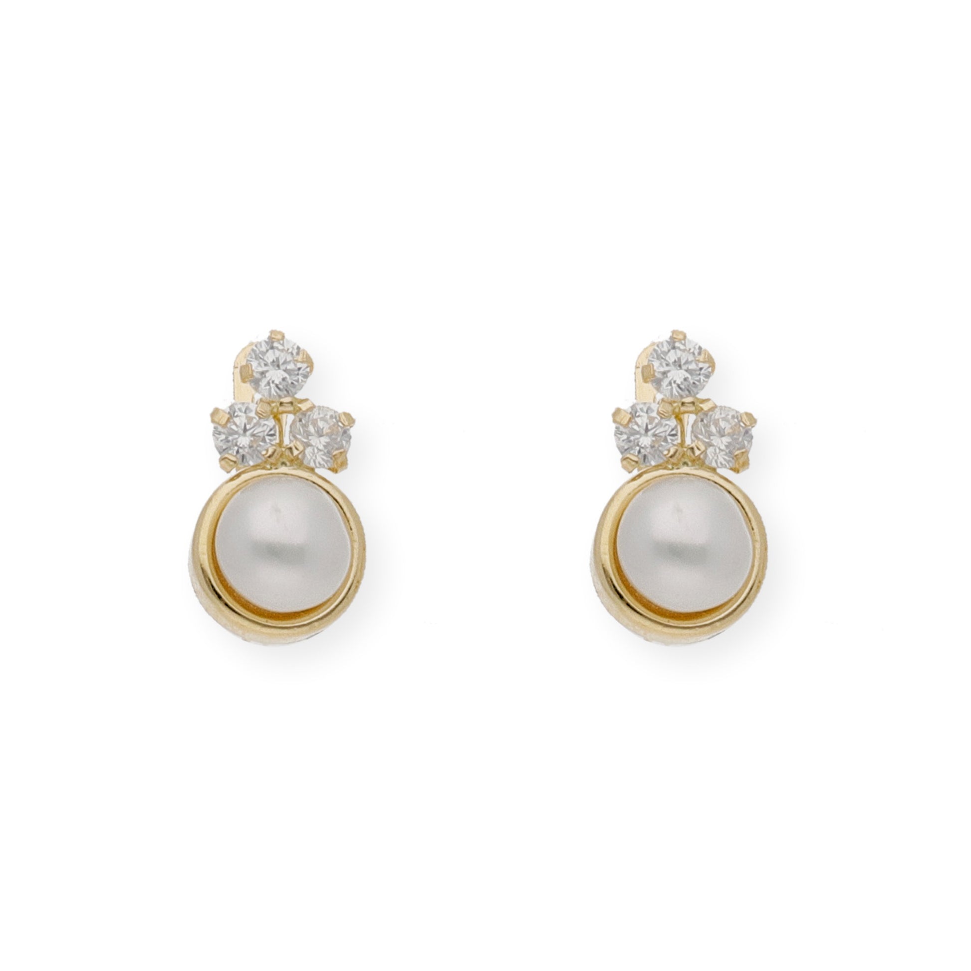 Conjunto de pendientes y sortija Oro 18k