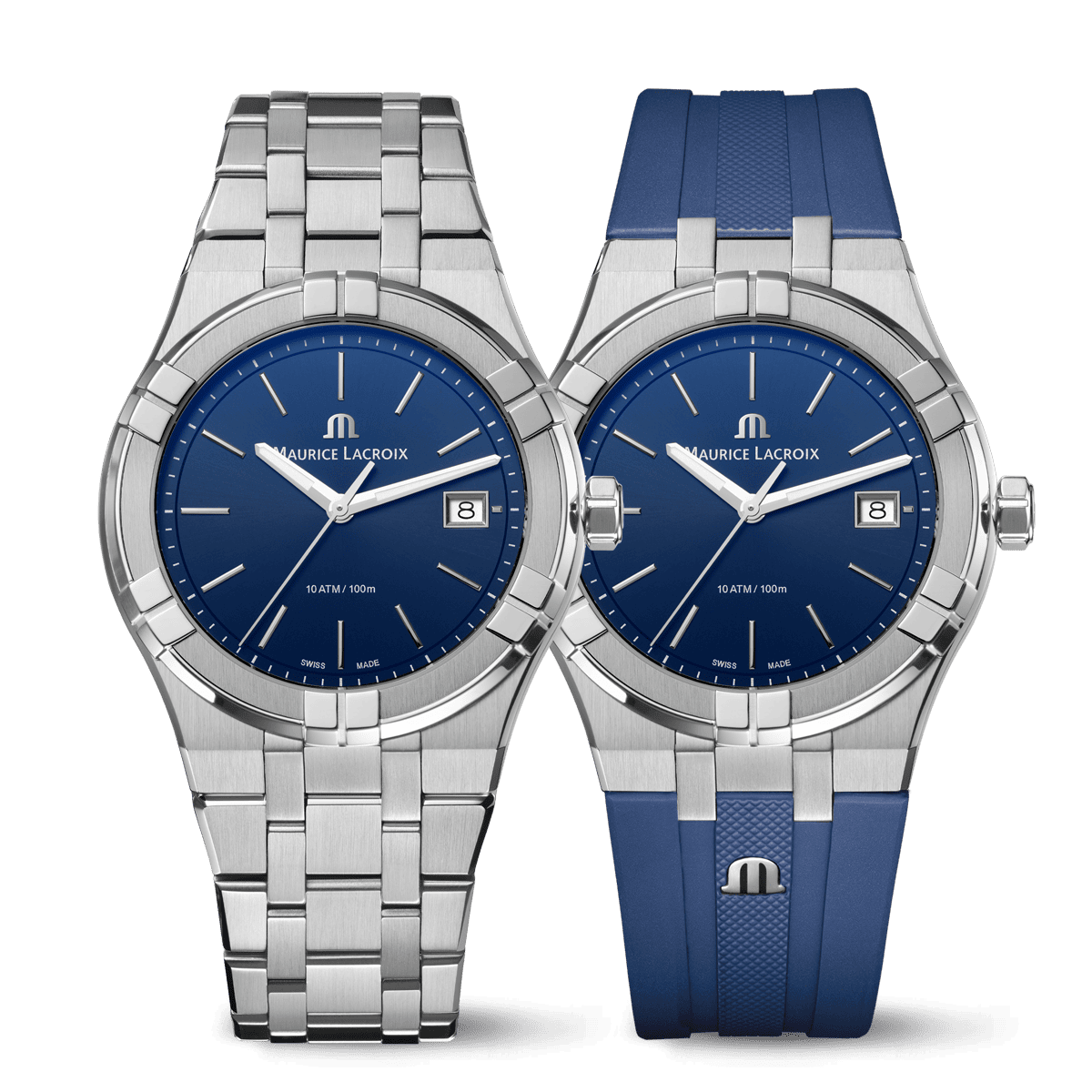 Reloj Maurice Lacroix Aikon Quartz Date 40mm AI1108-SS00F-430-C