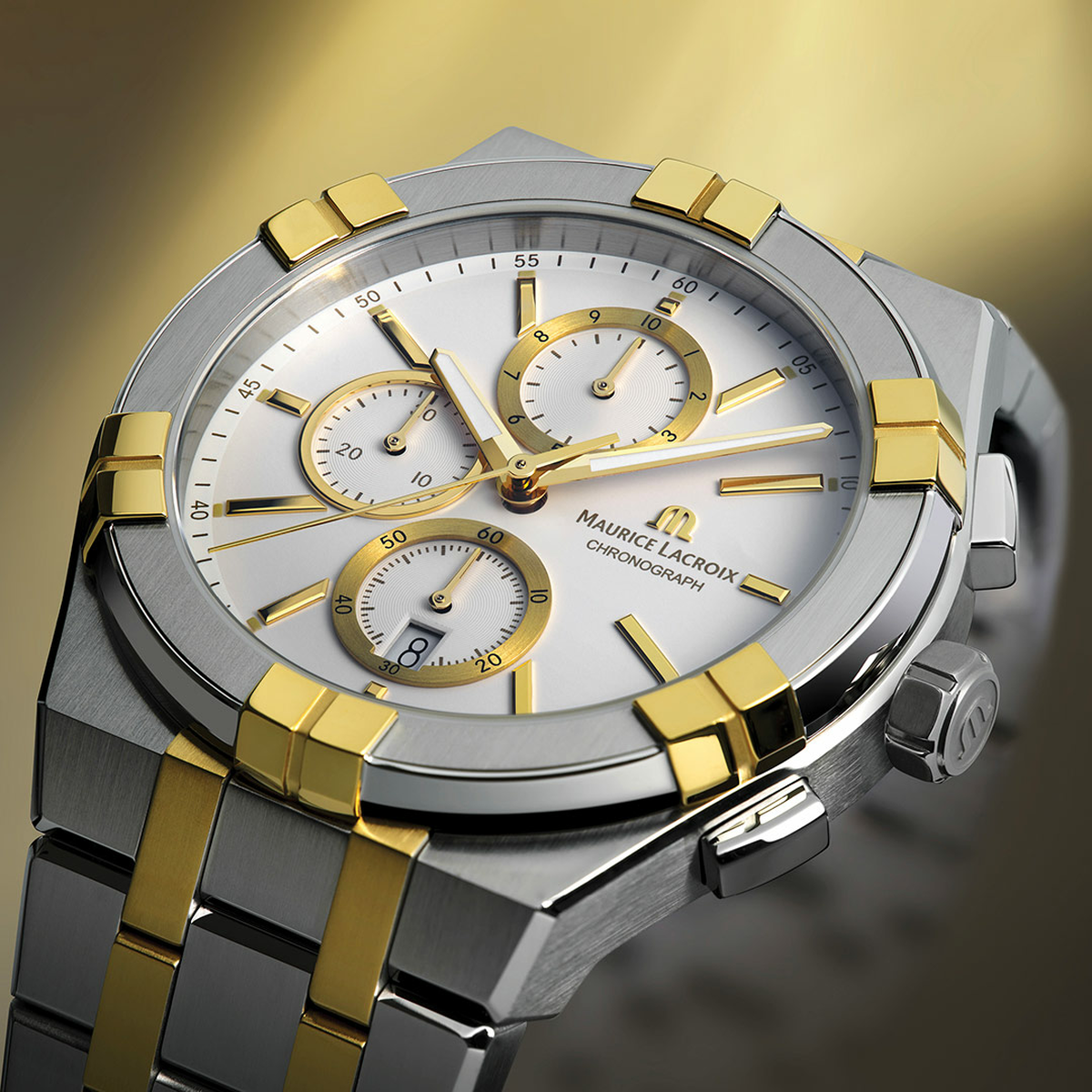 Reloj Maurice Lacroix Aikon Quartz Chronograph Duotone AI1118-PVY03-130-1