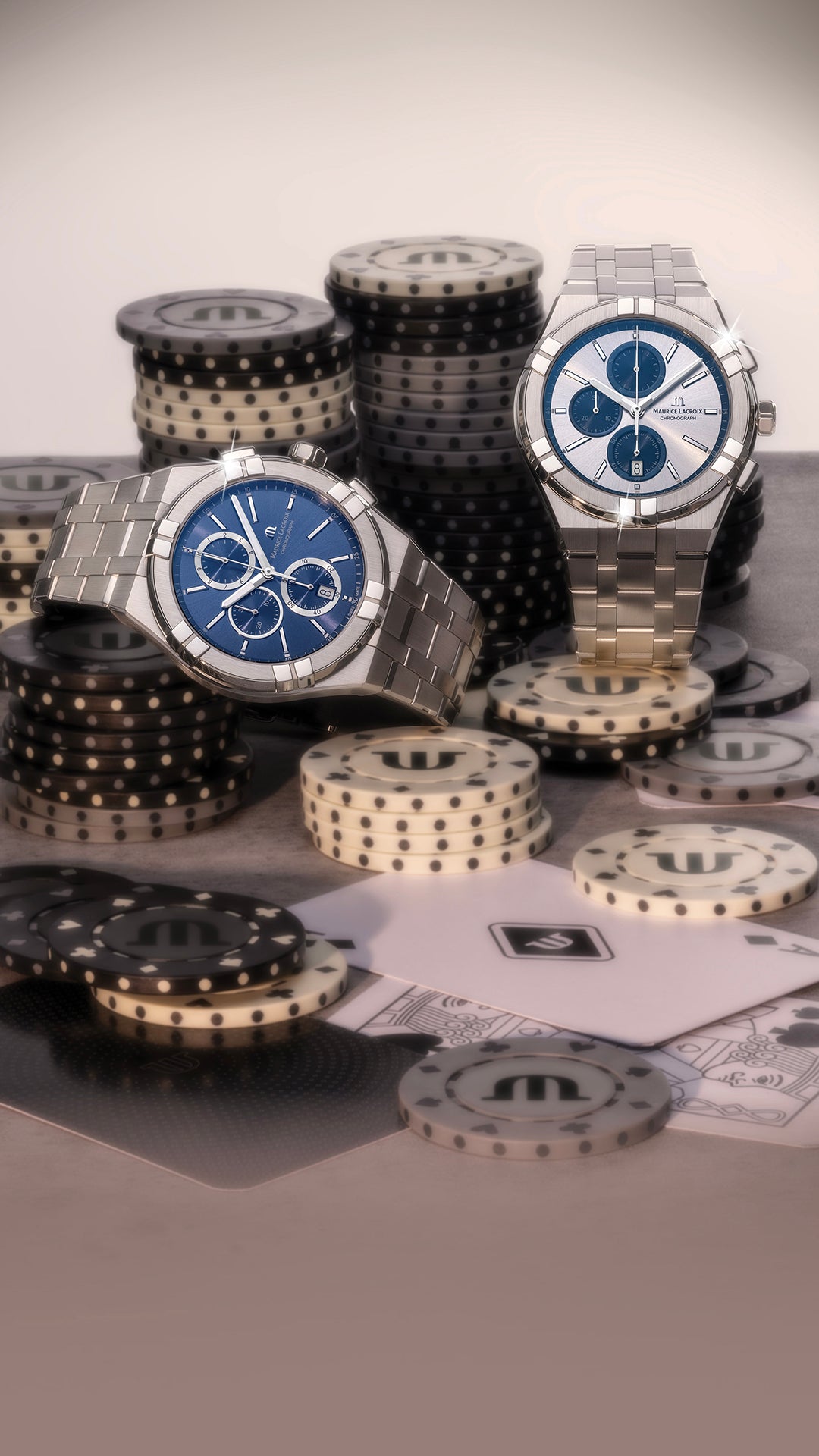 Reloj Maurice Lacroix Aikon Quartz Chronograph AI1118-SS002-430-1