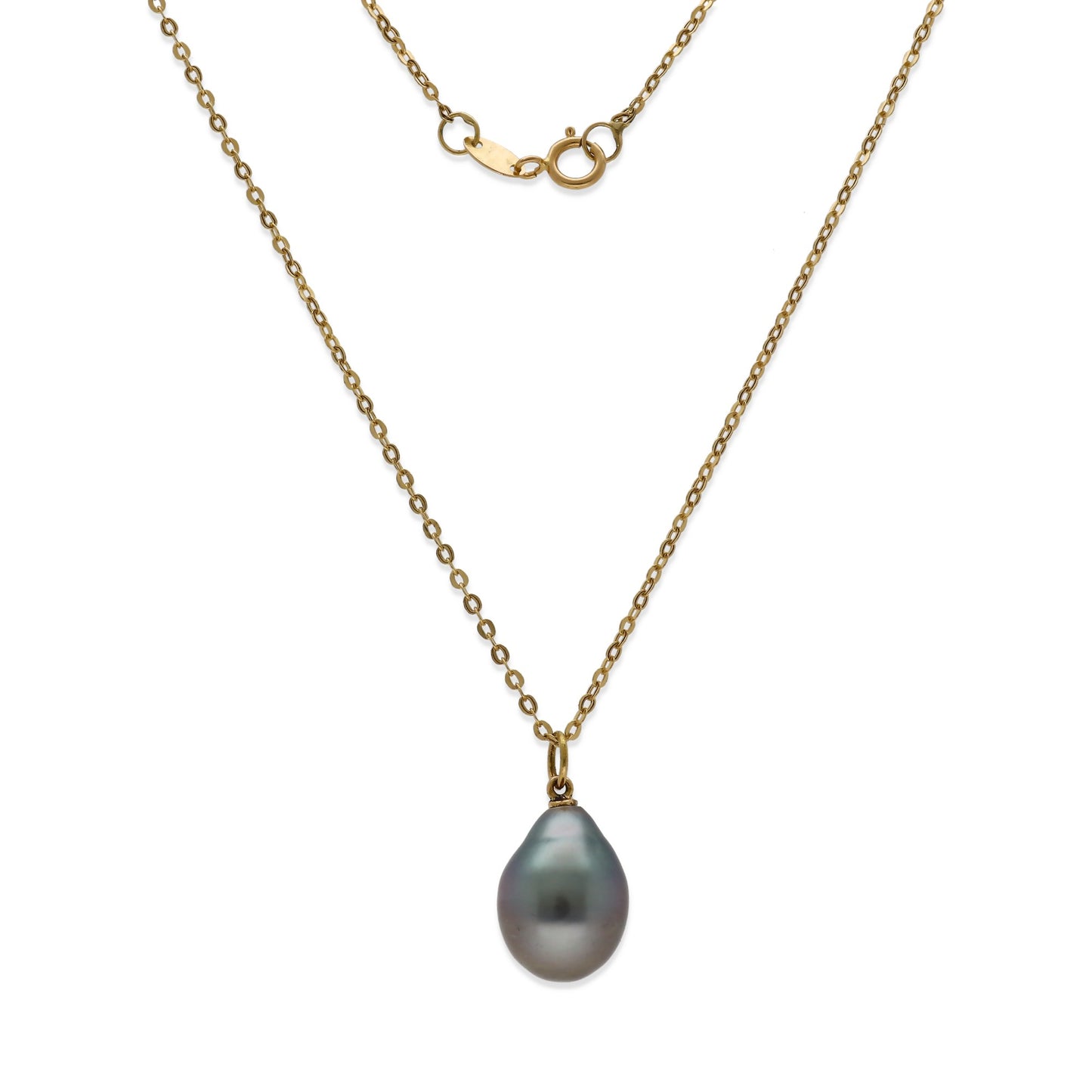 Collar con colgante Tulia en Oro 18k con Diamantes y Perlas Tahití