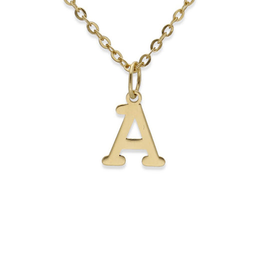 Colgante Inicial en Oro 18K Modelo Jolly