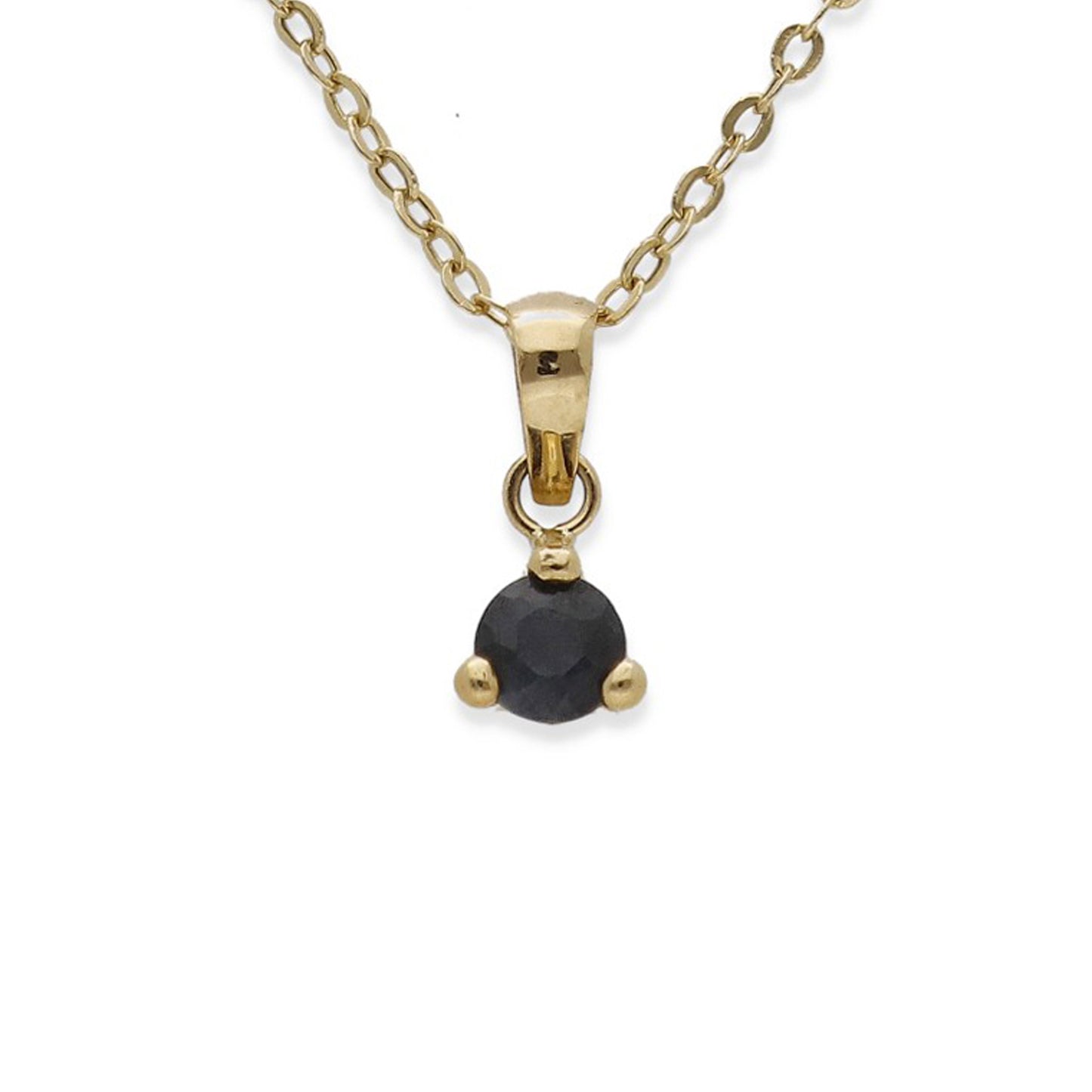 Collar con Colgante Naira de Zafiro en Oro de 18K
