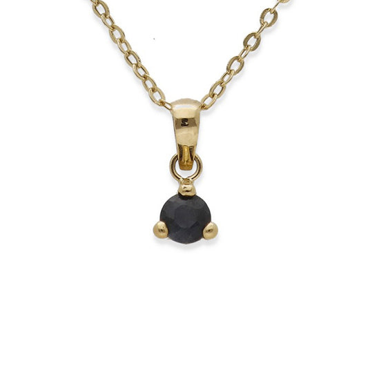 Collar con Colgante Naira de Zafiro en Oro de 18K