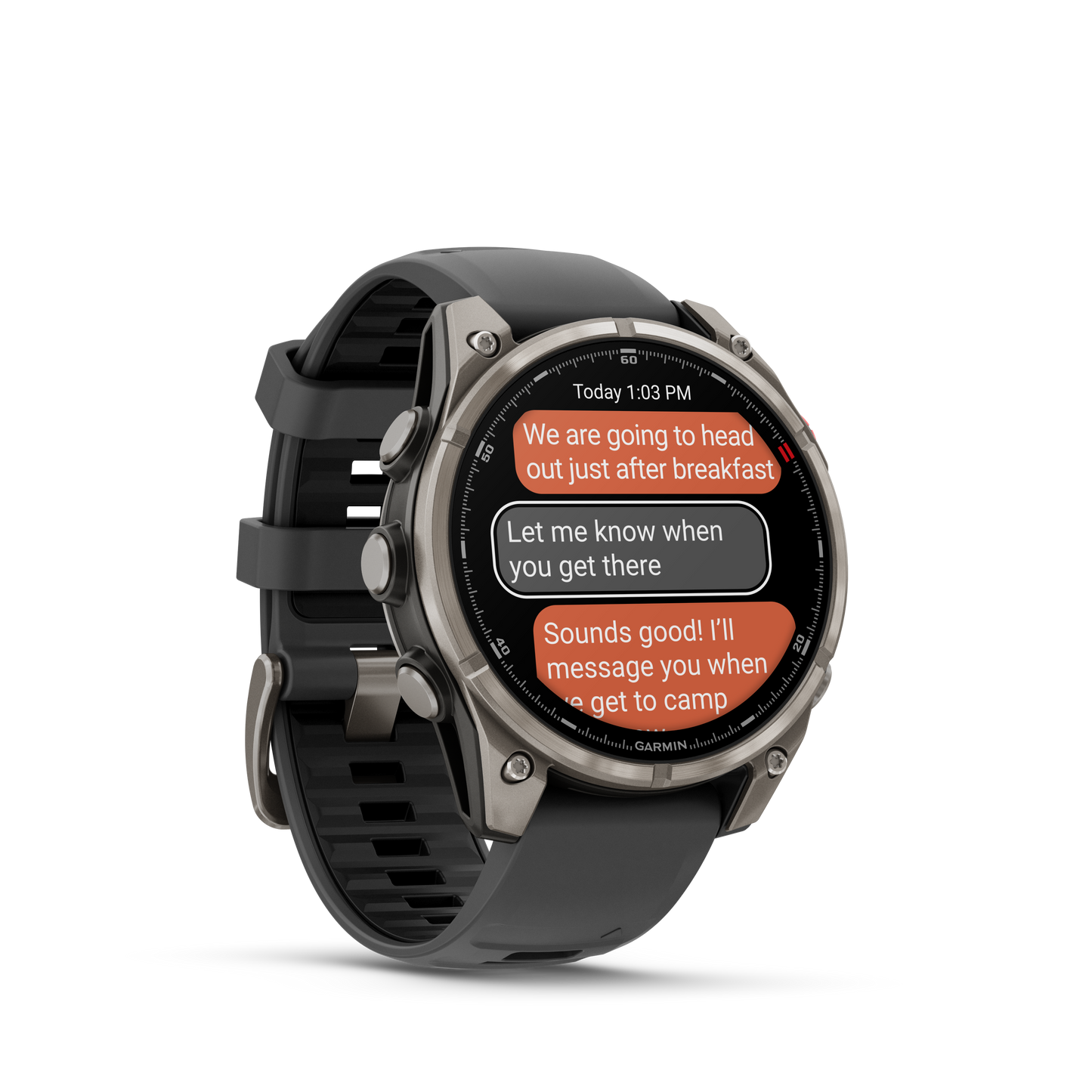 Reloj Garmin Fénix 8 PRO - 47mm Amoled Sapphire Titanio Correa Silicona Negra/Gris 010-03198-11