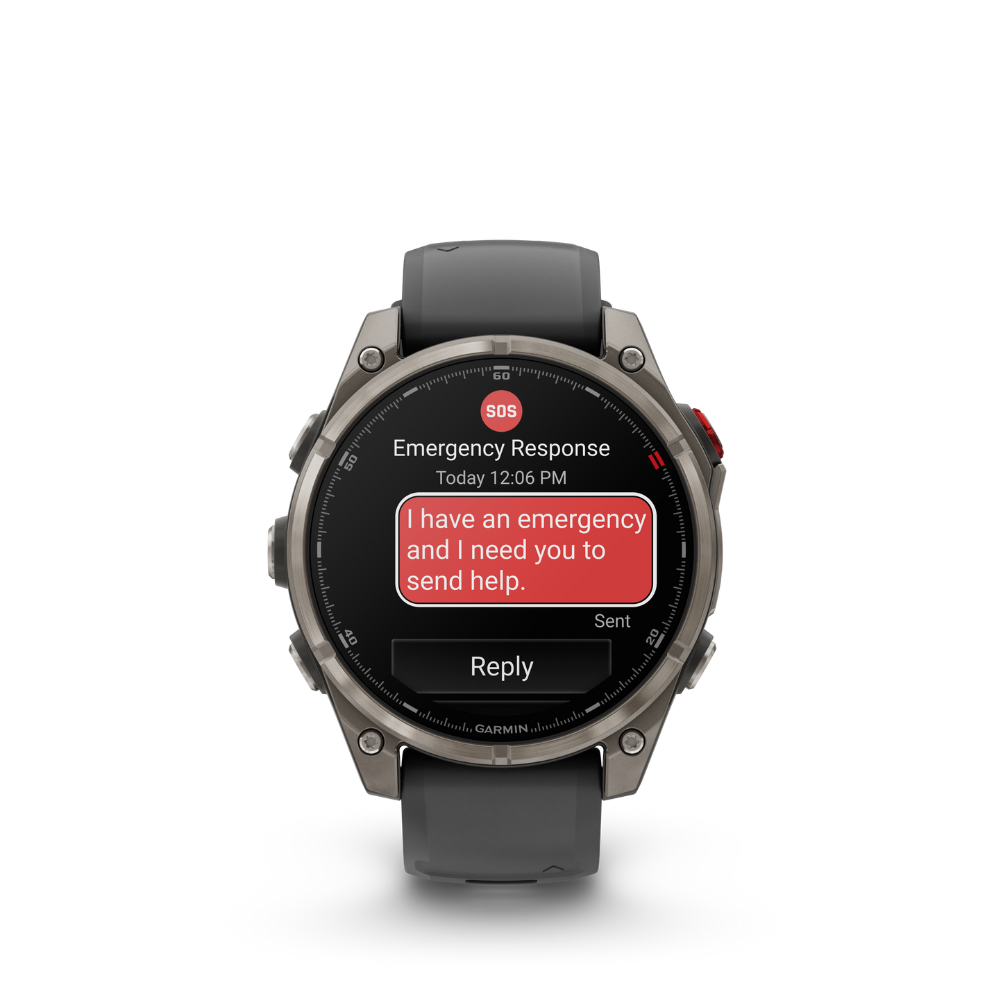 Reloj Garmin Fénix 8 PRO - 47mm Amoled Sapphire Titanio Correa Silicona Negra/Gris 010-03198-11