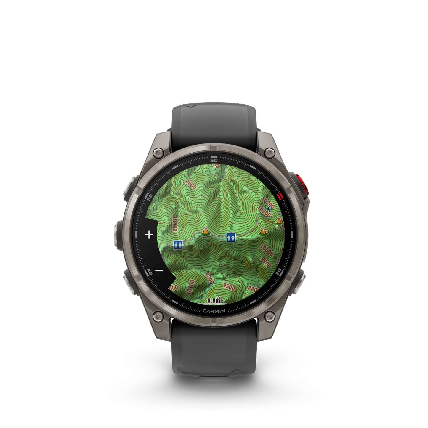 Reloj Garmin Fénix 8 PRO - 47mm Amoled Sapphire Titanio Correa Silicona Negra/Gris 010-03198-11