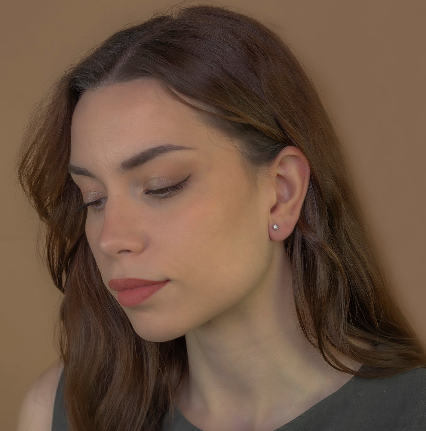 Pendientes Lumine de Diamantes en Oro Blanco de 18K