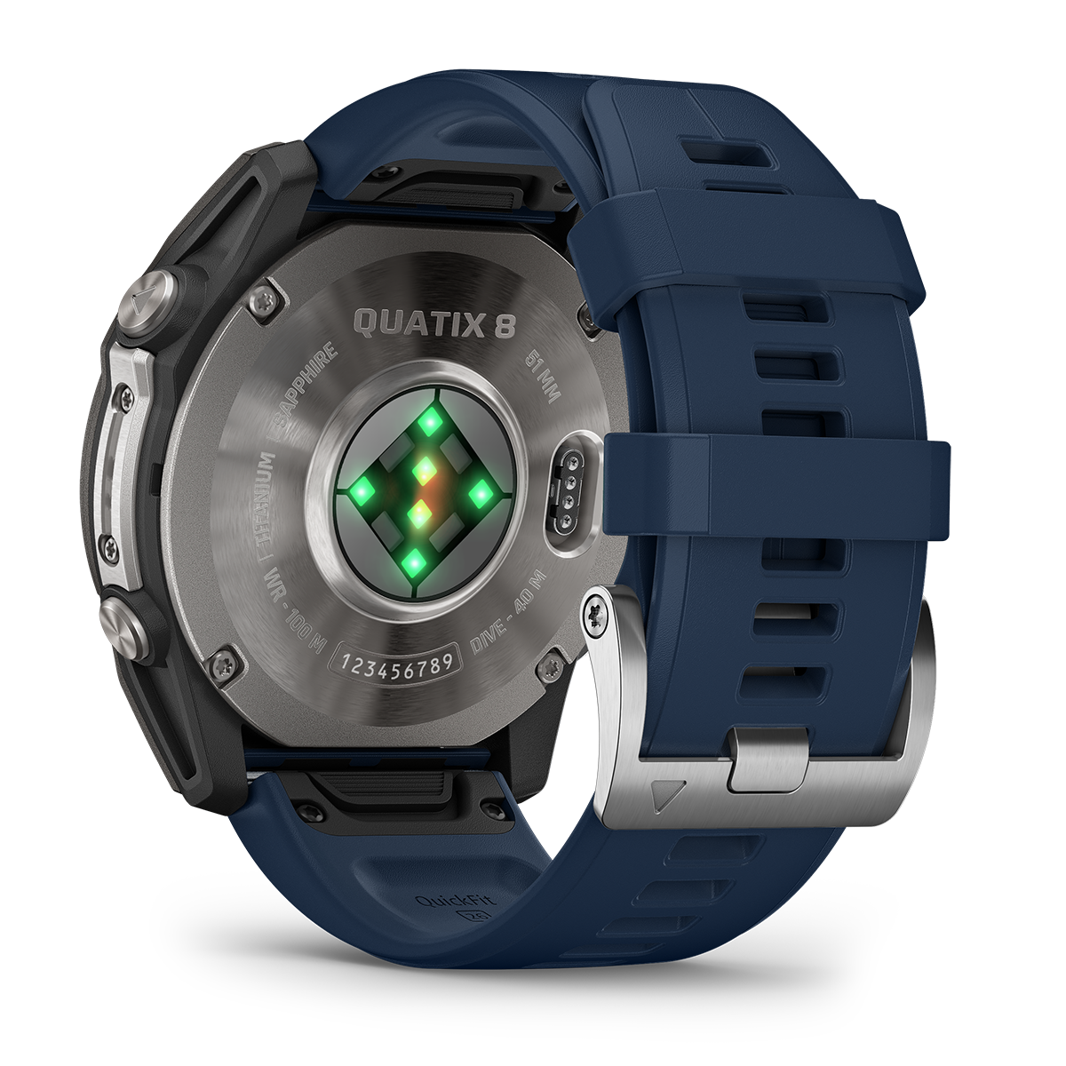 Reloj Garmin Quatix 8 - 51 mm, AMOLED Náutico con GPS 010-02905-91