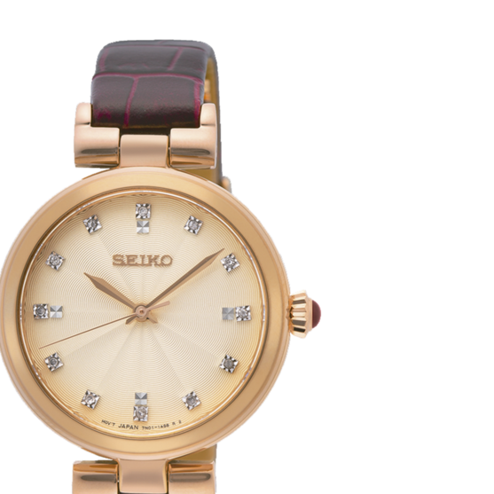 Reloj Seiko Ladies Cuarzo 12 Diamantes SRZ548P1