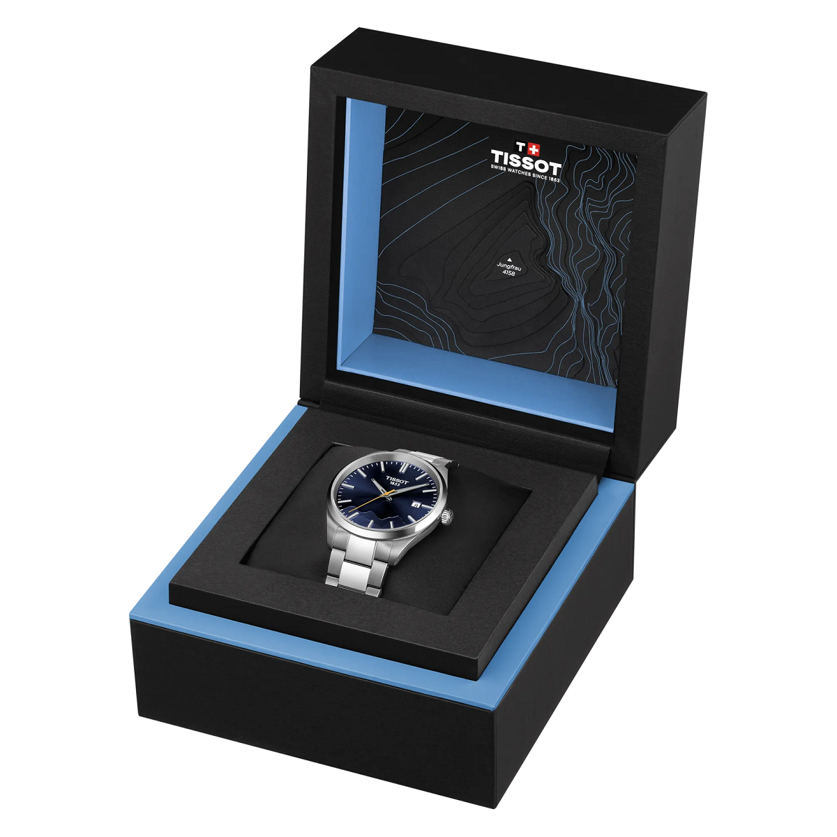 Reloj Tissot PR 100 Jungfraubahn Quartz 40mm T150.410.11.041.02