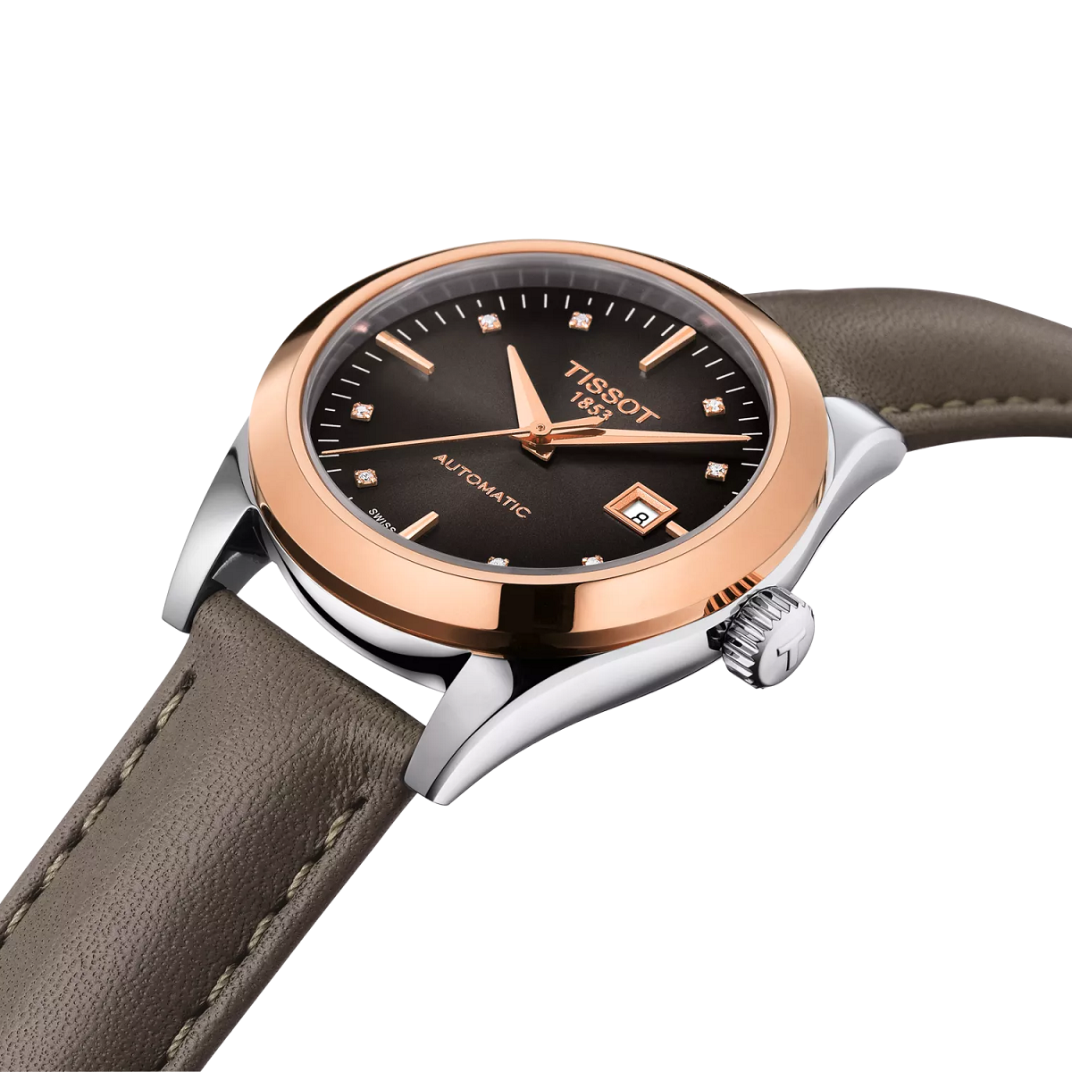 Reloj Tissot T-My Lady Automatic 18K Gold Bezel T930.007.46.296.00