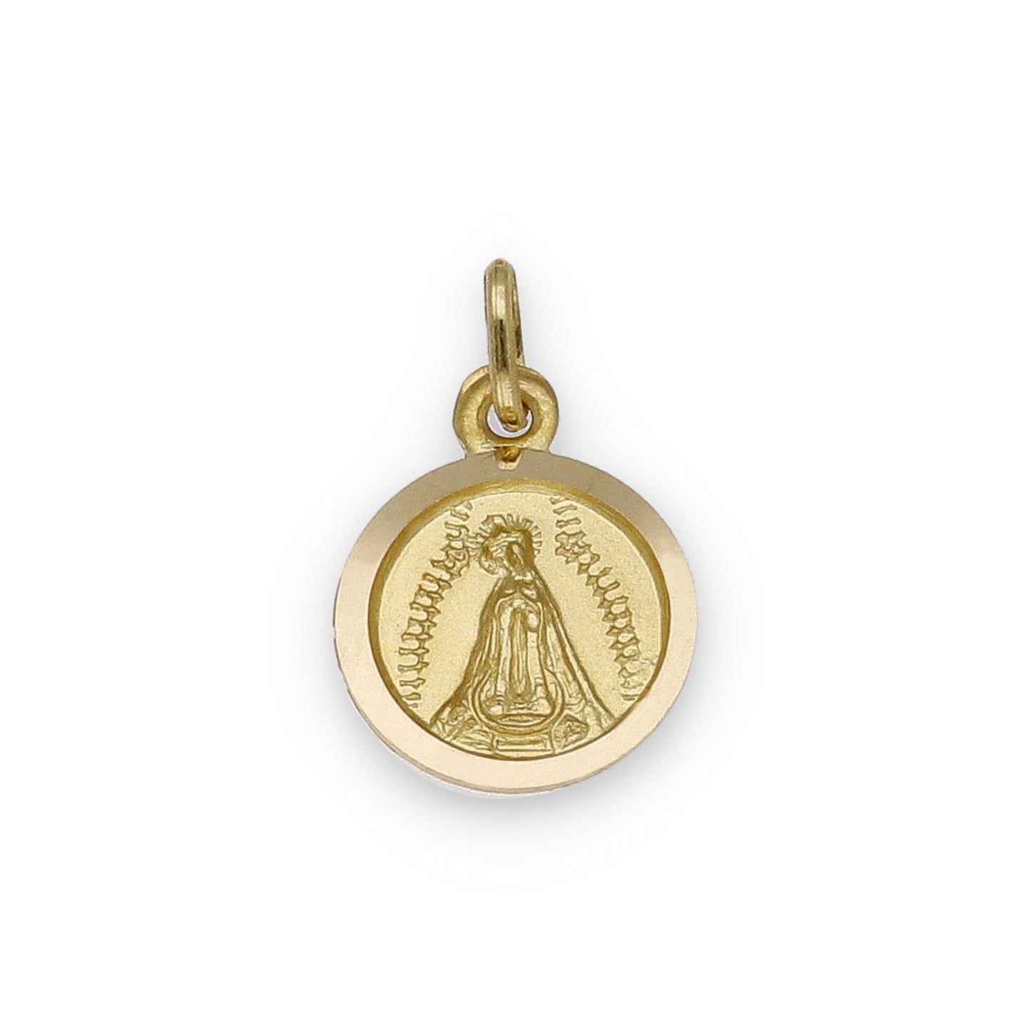 Medalla Virgen de la Soledad en Oro 18k Modelo Pequeño