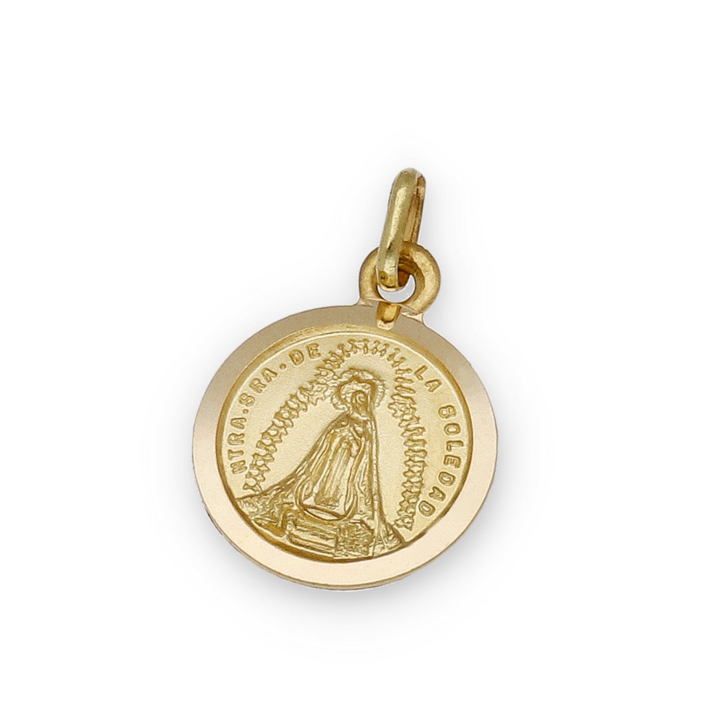 Medalla Virgen de la Soledad en Oro 18k Modelo Mediano