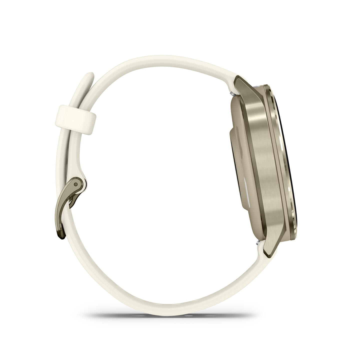 Reloj Garmin Venu® 4 - 41 mm Bisel Dorado con Correa de Silicona Blanca 010-03013-00
