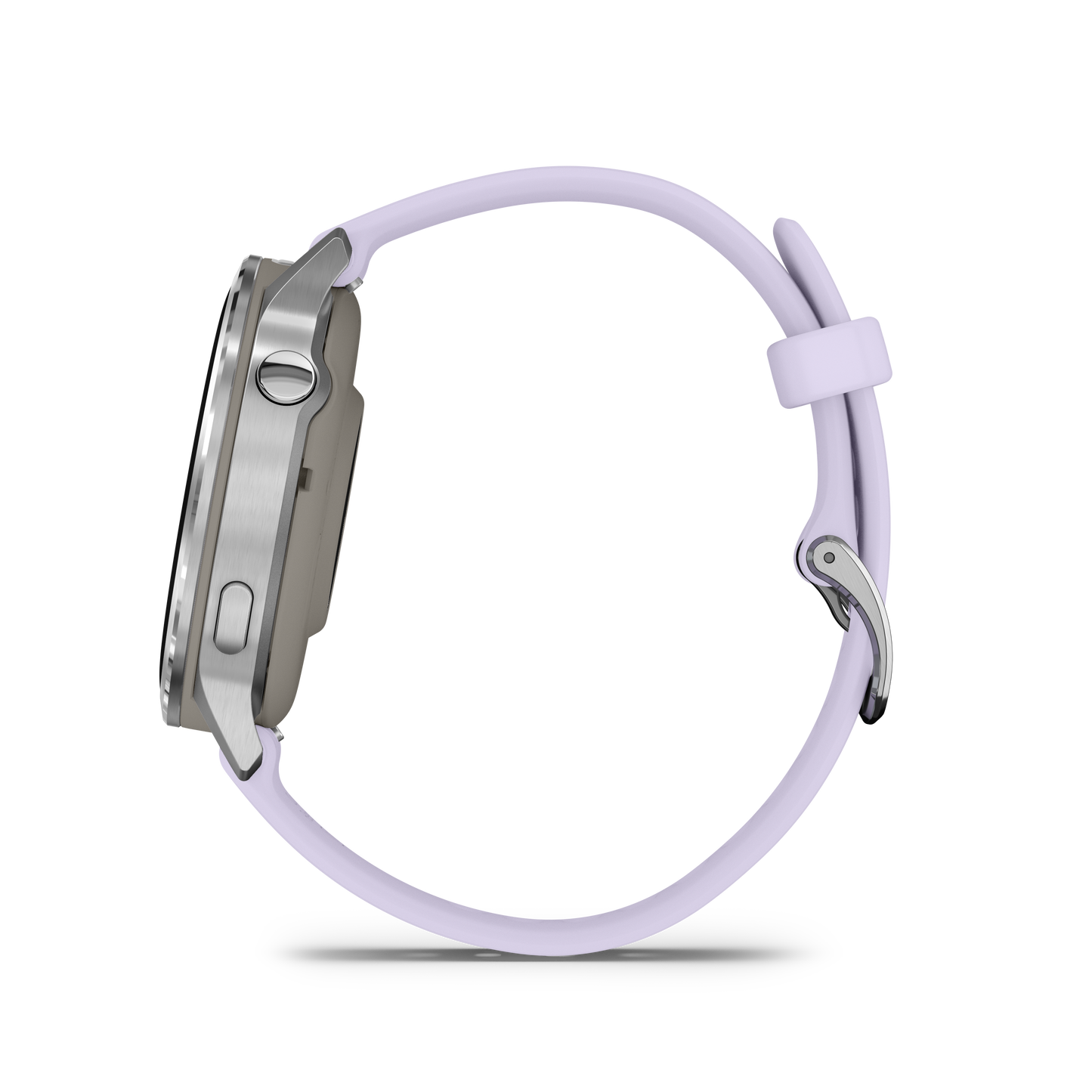 Reloj Garmin Venu® 4 - 41 mm Bisel Plateado con Correa de Silicona Lila 010-03013-01
