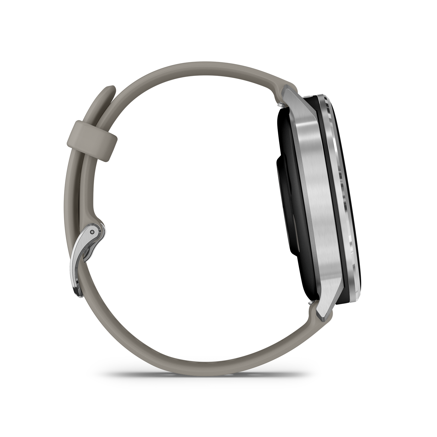 Reloj Garmin Venu® 4 - 45 mm Bisel Plateado Correa de Silicona Gris 010-03014-01