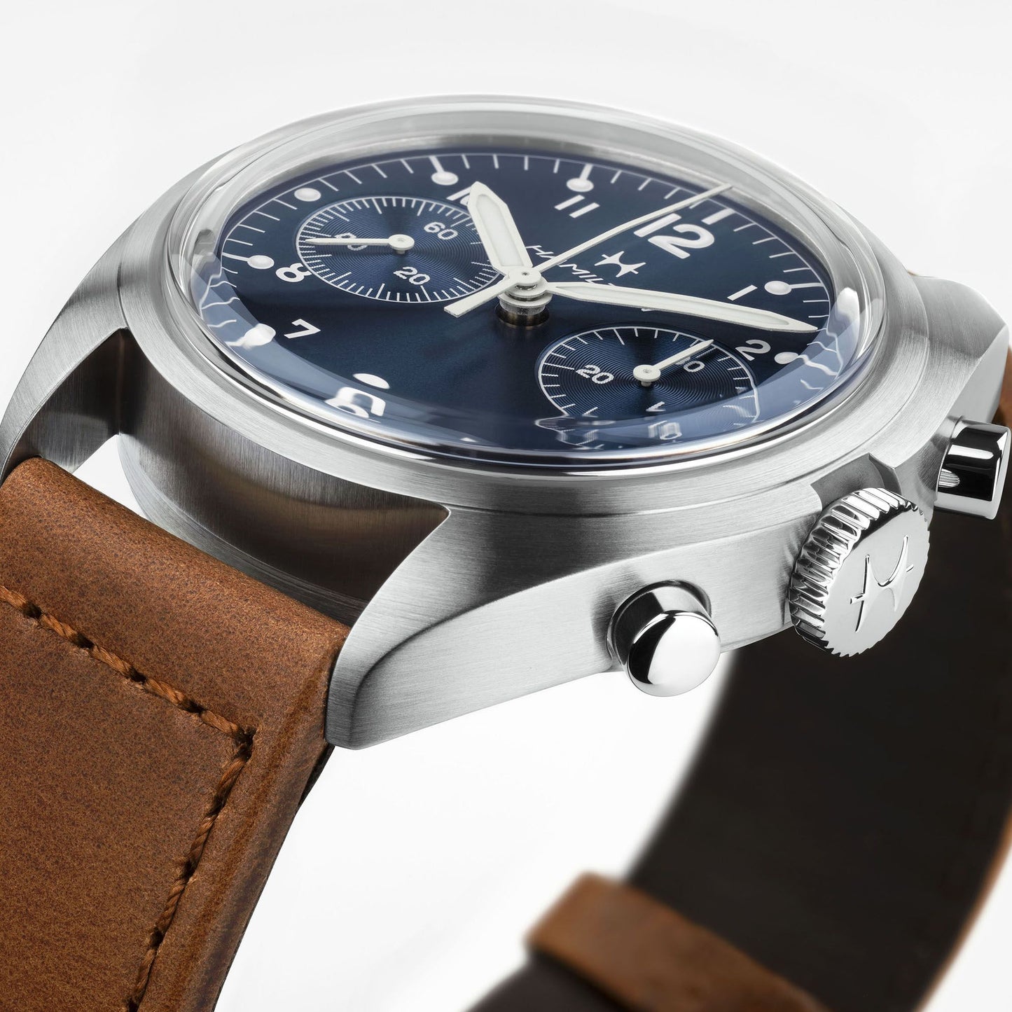 Reloj Hamilton Khaki Aviation Pilot Pioneer Mechanical Chrono H76409540