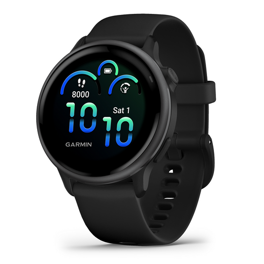 Reloj Garmin Vivoactive 6 Pizarra con Correa Negra 010-02985-00