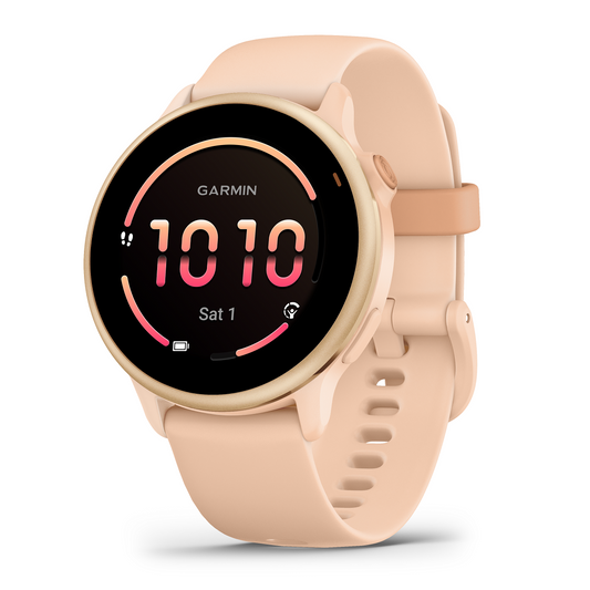 Reloj Garmin Vivoactive 6 Rosa Metálico con Correa Rosa 010-02985-03